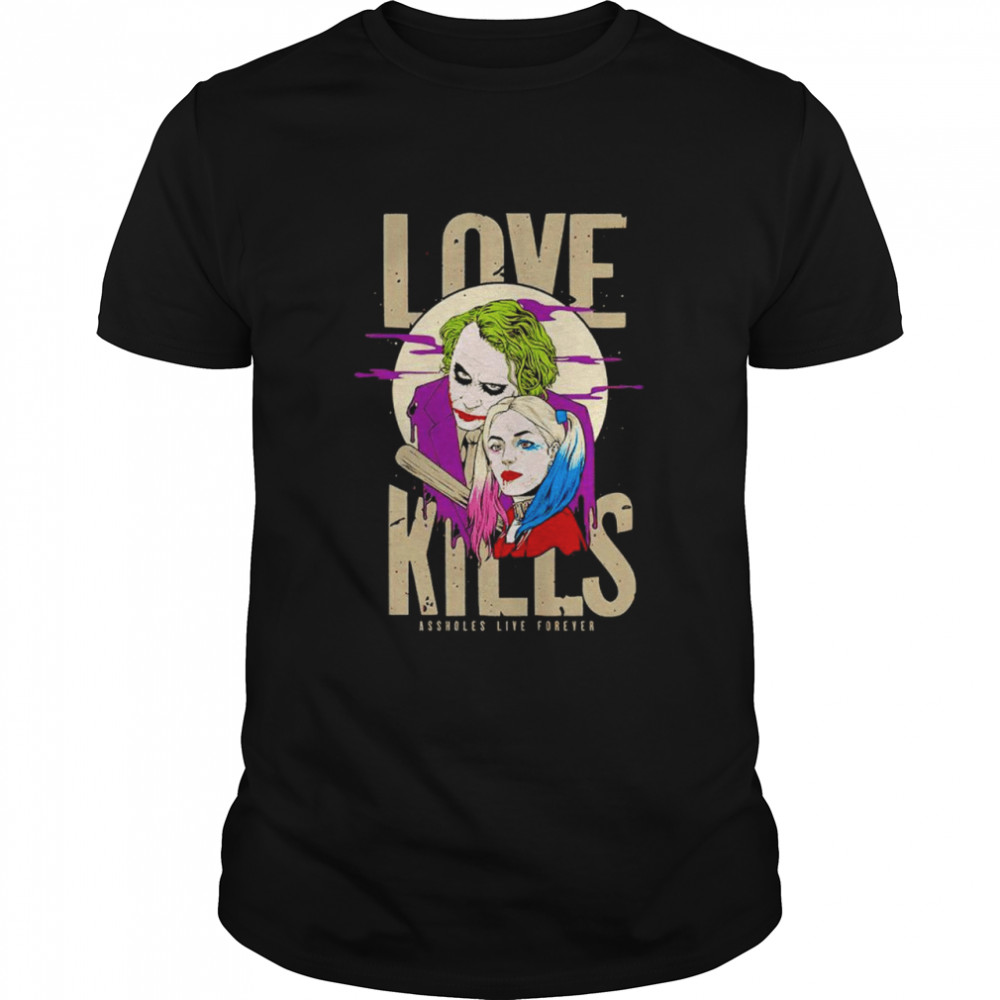 Love Kills Joker Harley Quinn shirt