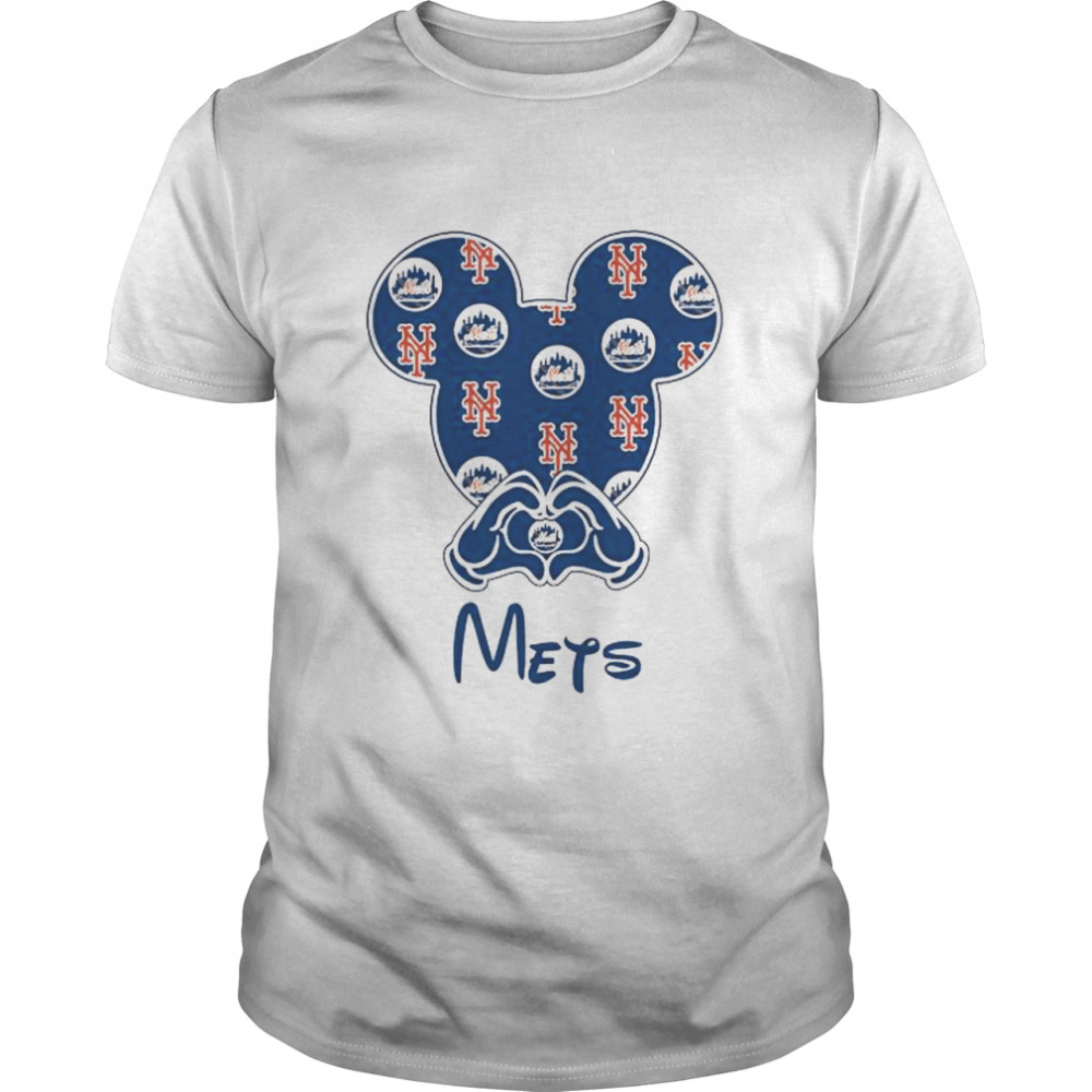 Mickey Mouse I love New York Mets shirt Classic Men's T-shirt