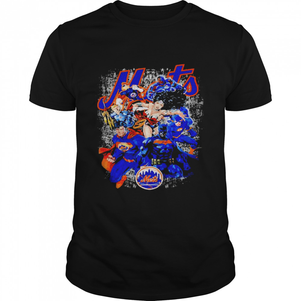New York Mets DC Comics Heroes shirt