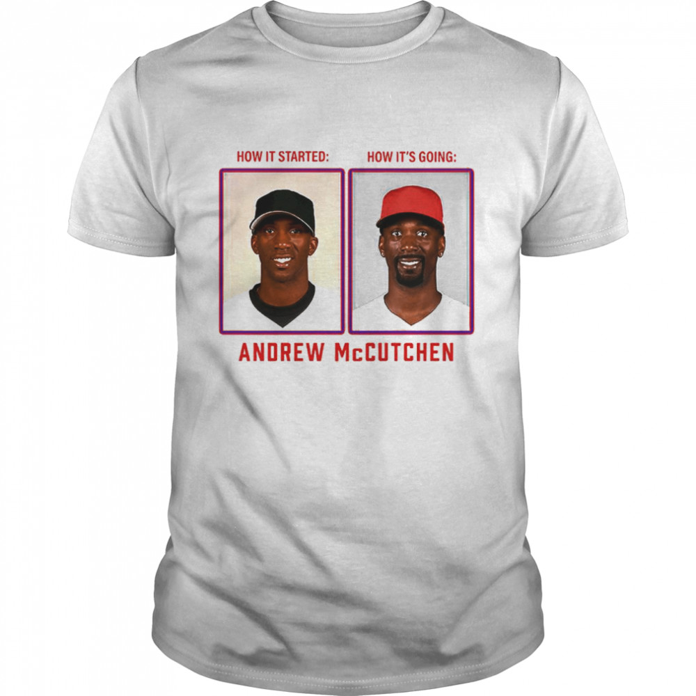 Andrew McCutchen Then and Now shirt Classic Men's T-shirt
