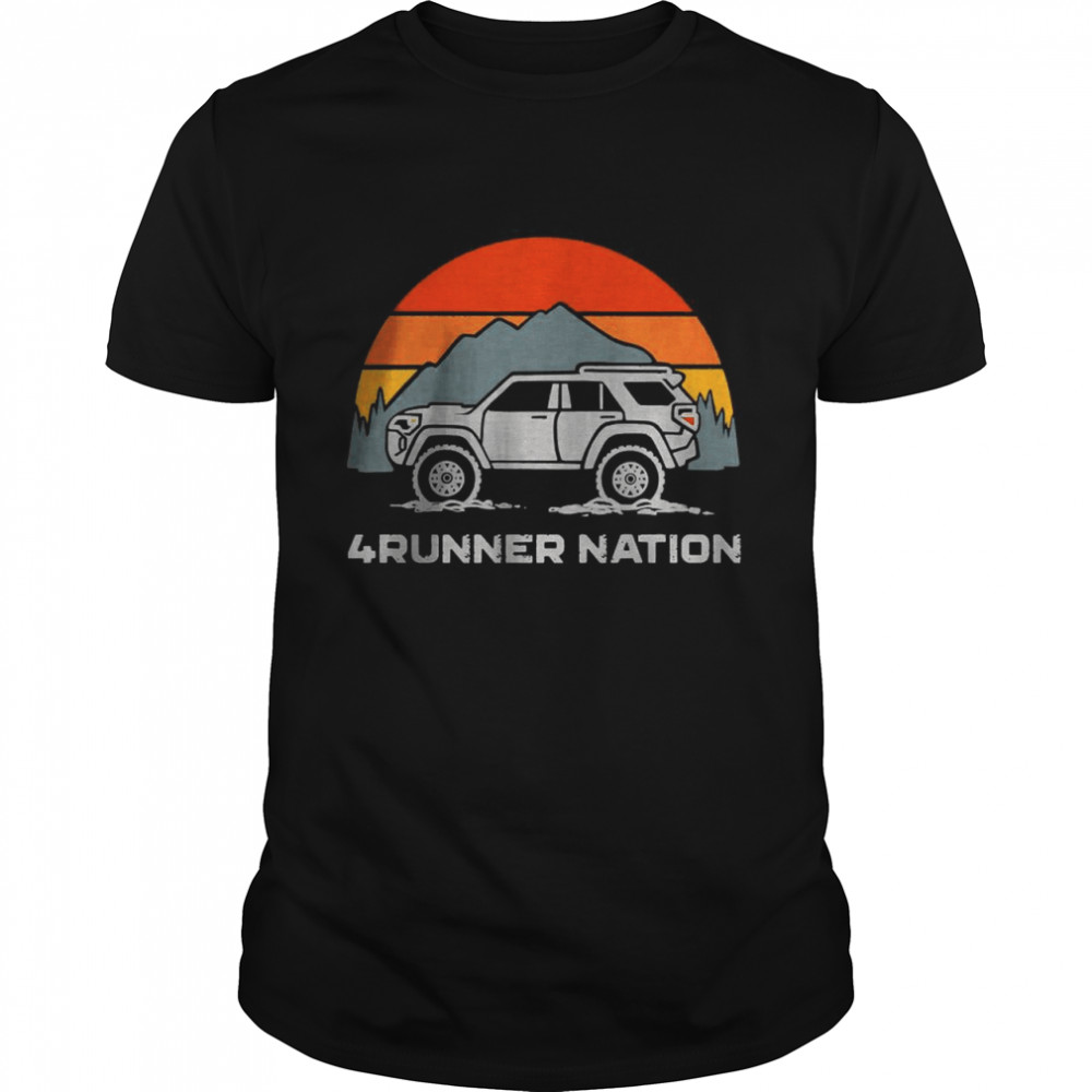 5th Gen 4Runner Heritage Sunset Vibes 4Runner Nation T-Shirt