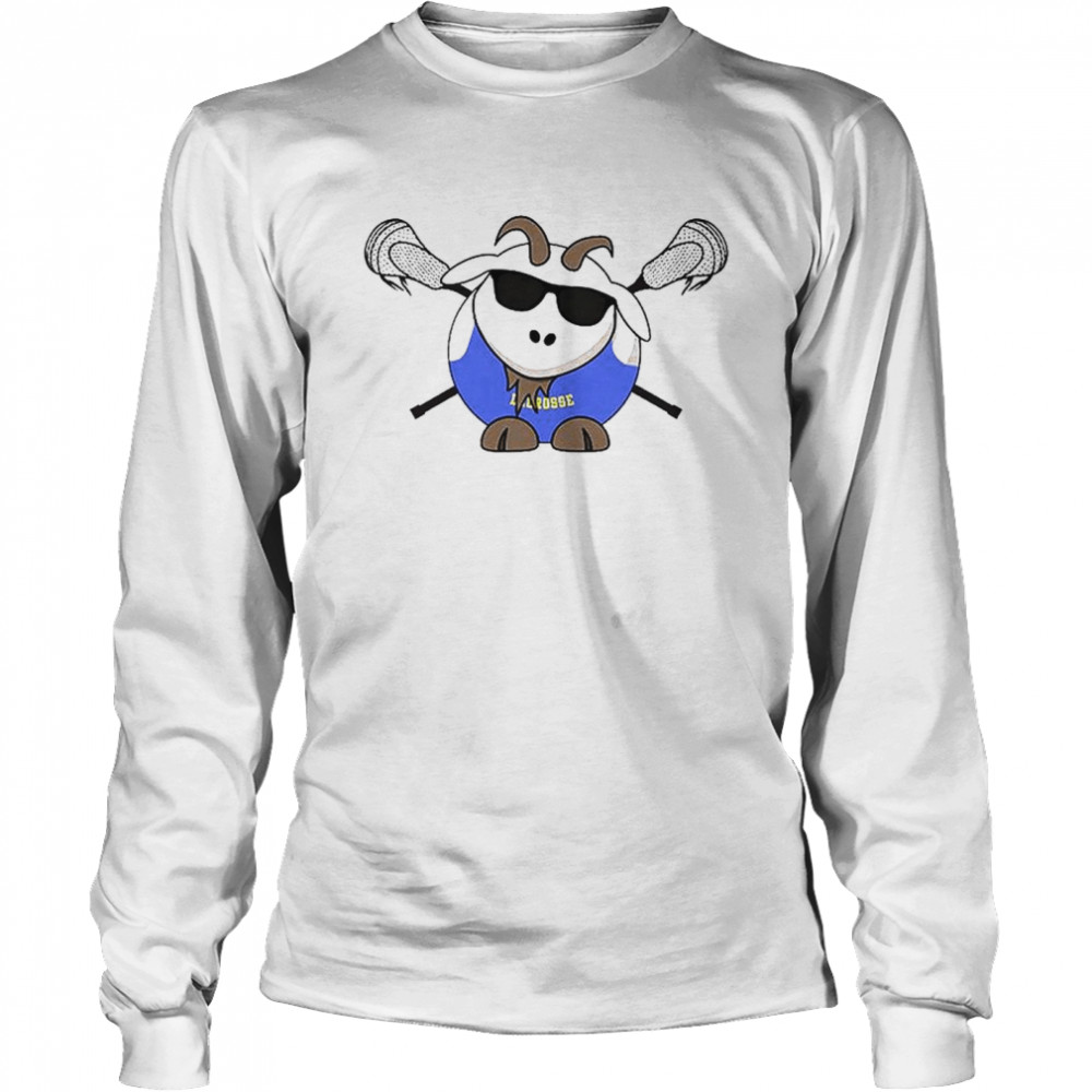 Goat Lacrosse Player Lovers Gift T- Long Sleeved T-shirt