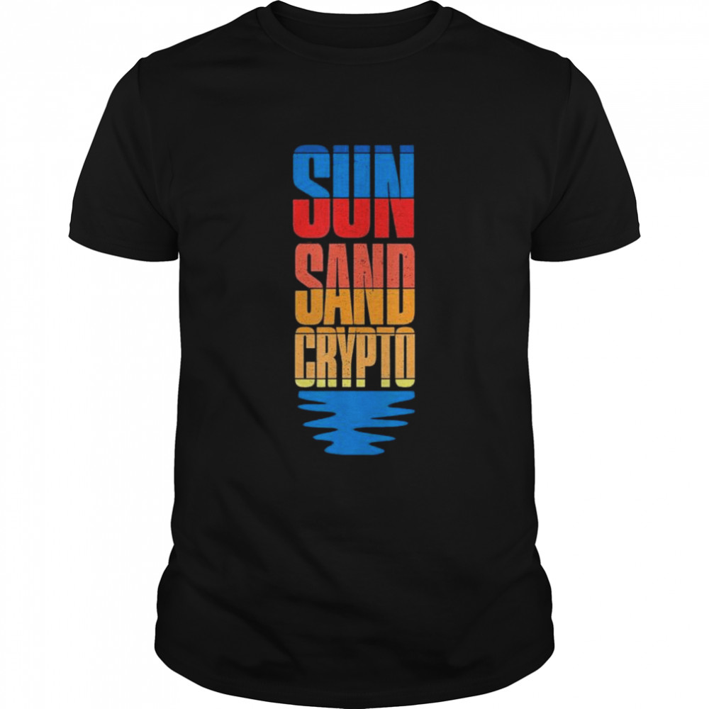 Sun Sand Crypto Tee  Classic Men's T-shirt