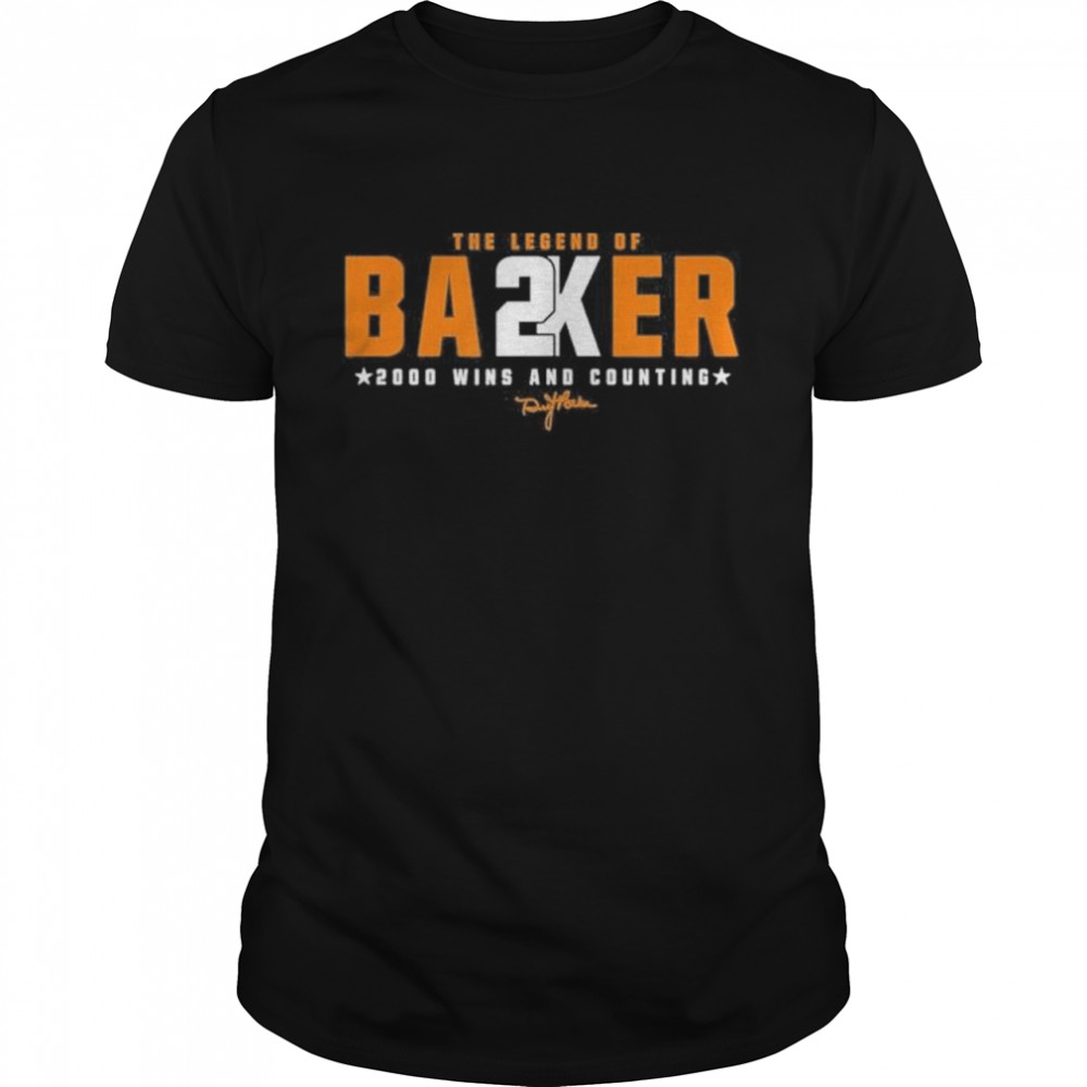 The legend of baker 2k shirt