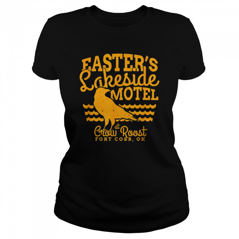 Easter’s Lakeside Motel Fort Cobb Lake Oklahoma  Classic Women's T-shirt