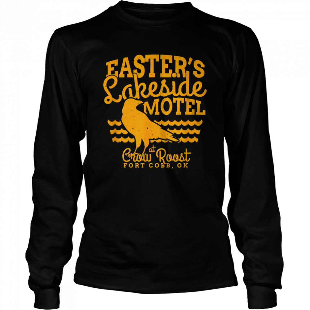 Easter’s Lakeside Motel Fort Cobb Lake Oklahoma  Long Sleeved T-shirt