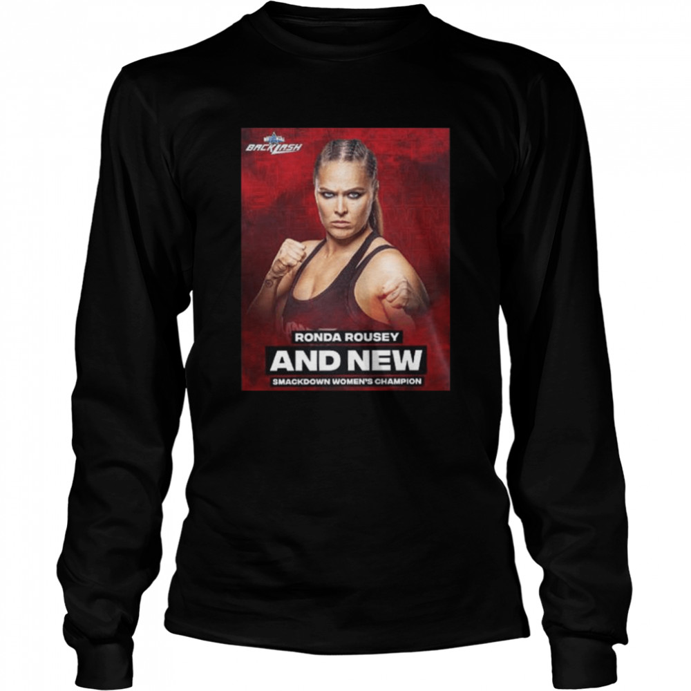 Ronda rousey and new smackdown womens champion shirt Long Sleeved T-shirt