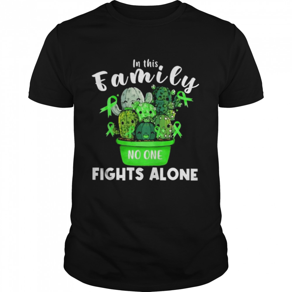 Cactus I’m family no one fight alone shirt