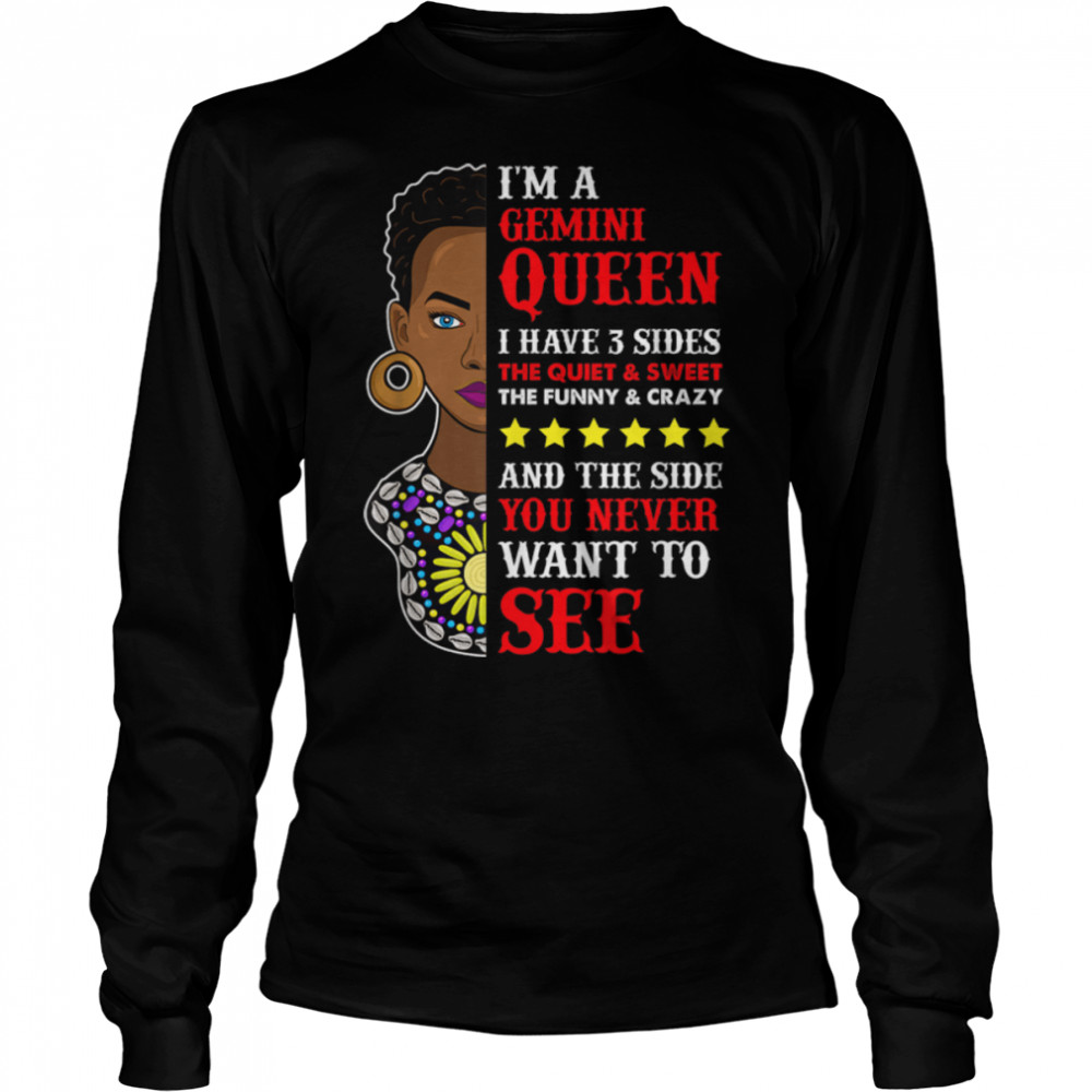 Gemini Queens Are in May 21 - June 21 T- B0B14V5CZL Long Sleeved T-shirt