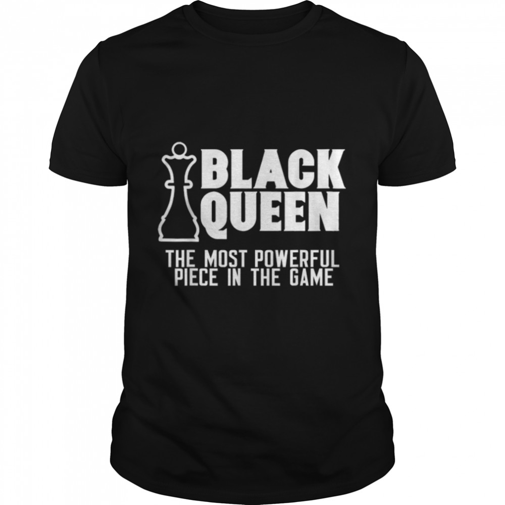 Juneteenth Women Afro Black Queen T-Shirt B0B14WF2RG
