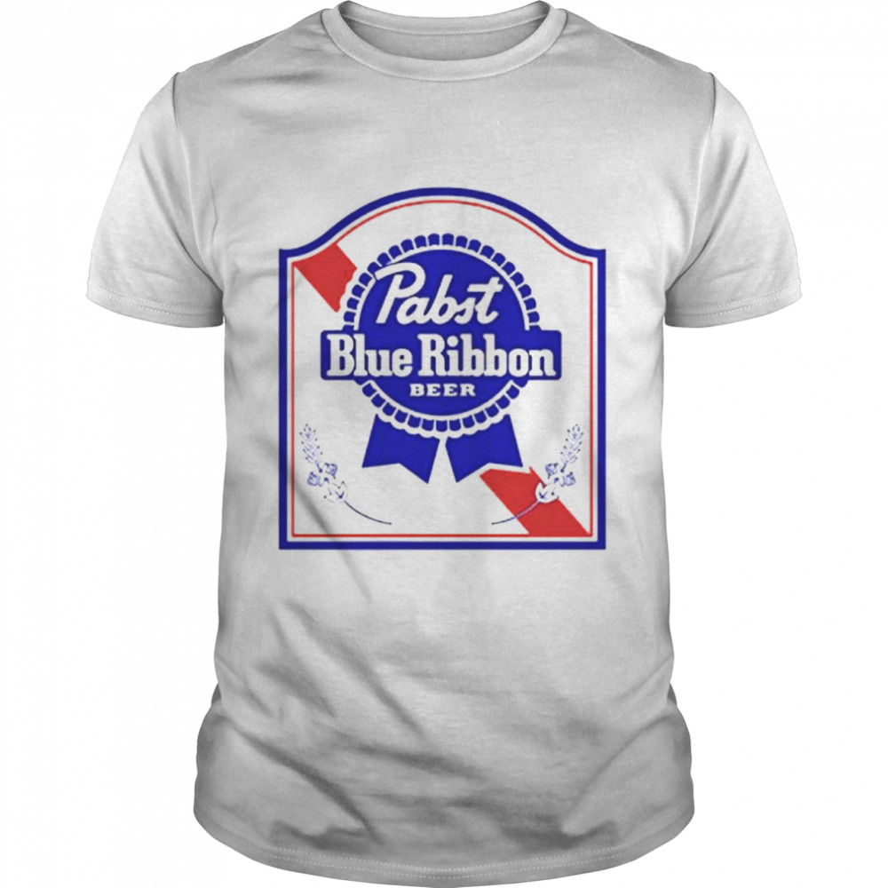 Pabst Blue Ribbon Logo Ringer Shirt