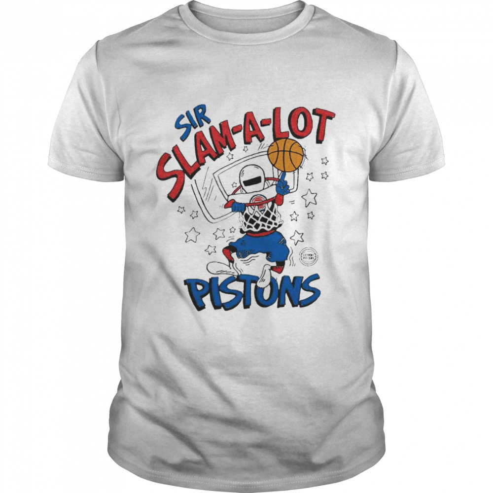 Pistons Sir Slam-A-Lot shirt