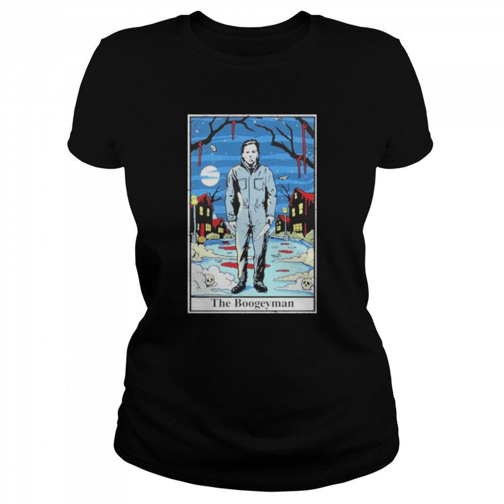 Halloween Michael Myers The Boogeyman Tarot  Classic Women's T-shirt