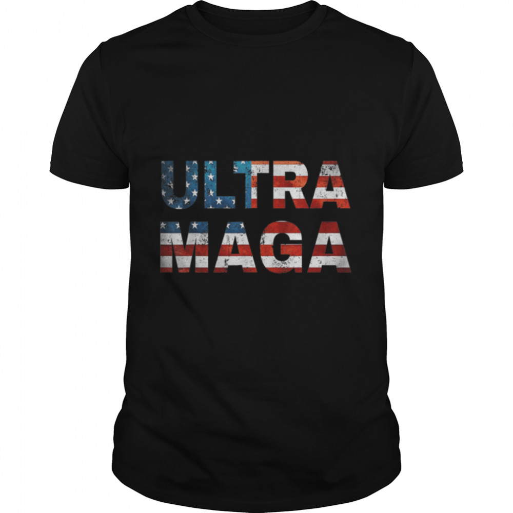 Ultra Maga Donald Trump Joe Biden Republican America T-Shirt B0B189M9Q4