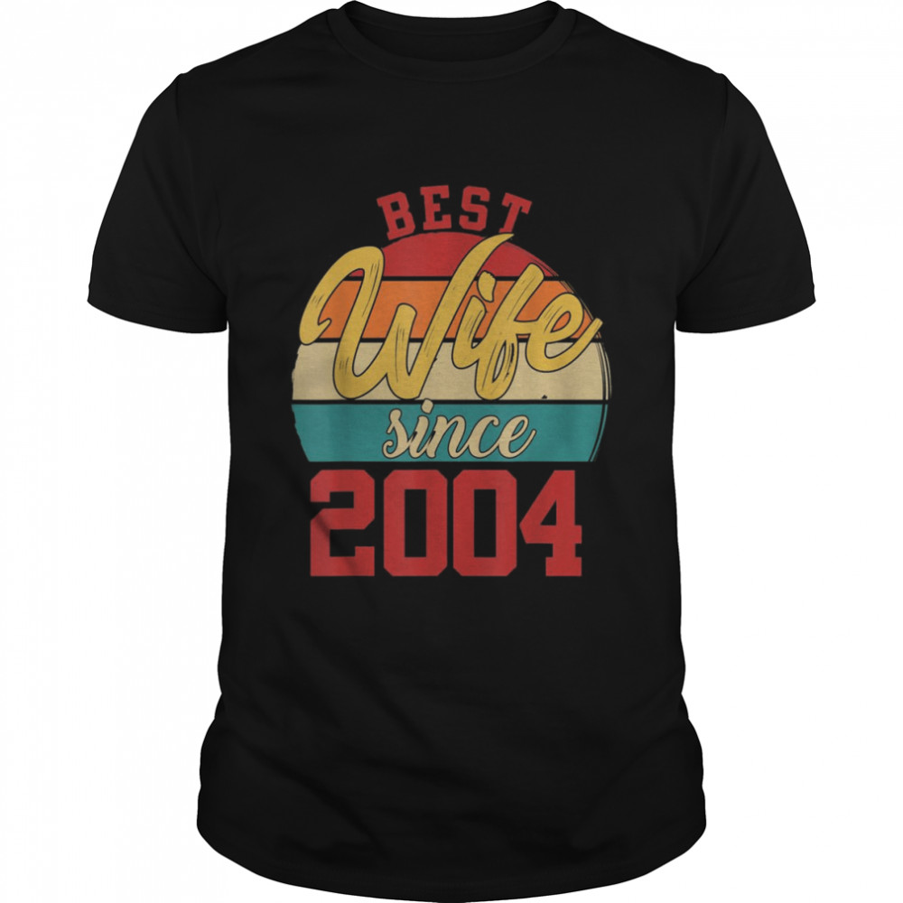 Best wife Since 2004 Epic Couple 17th Wedding Anniversary  Classic Men's T-shirt
