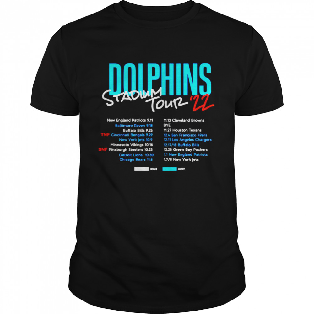 dolphins stadium tour 22 shirt