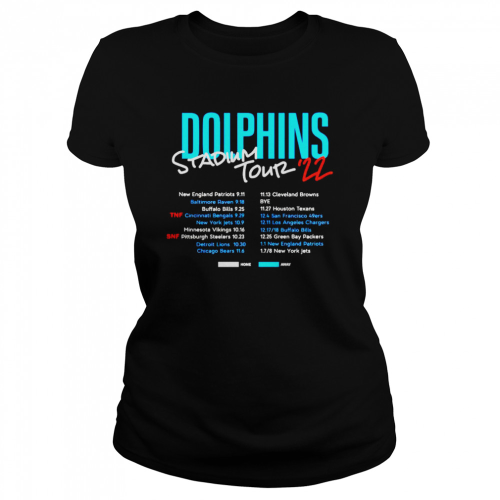 dolphins stadium tour 22 shirt Classic Women's T-shirt