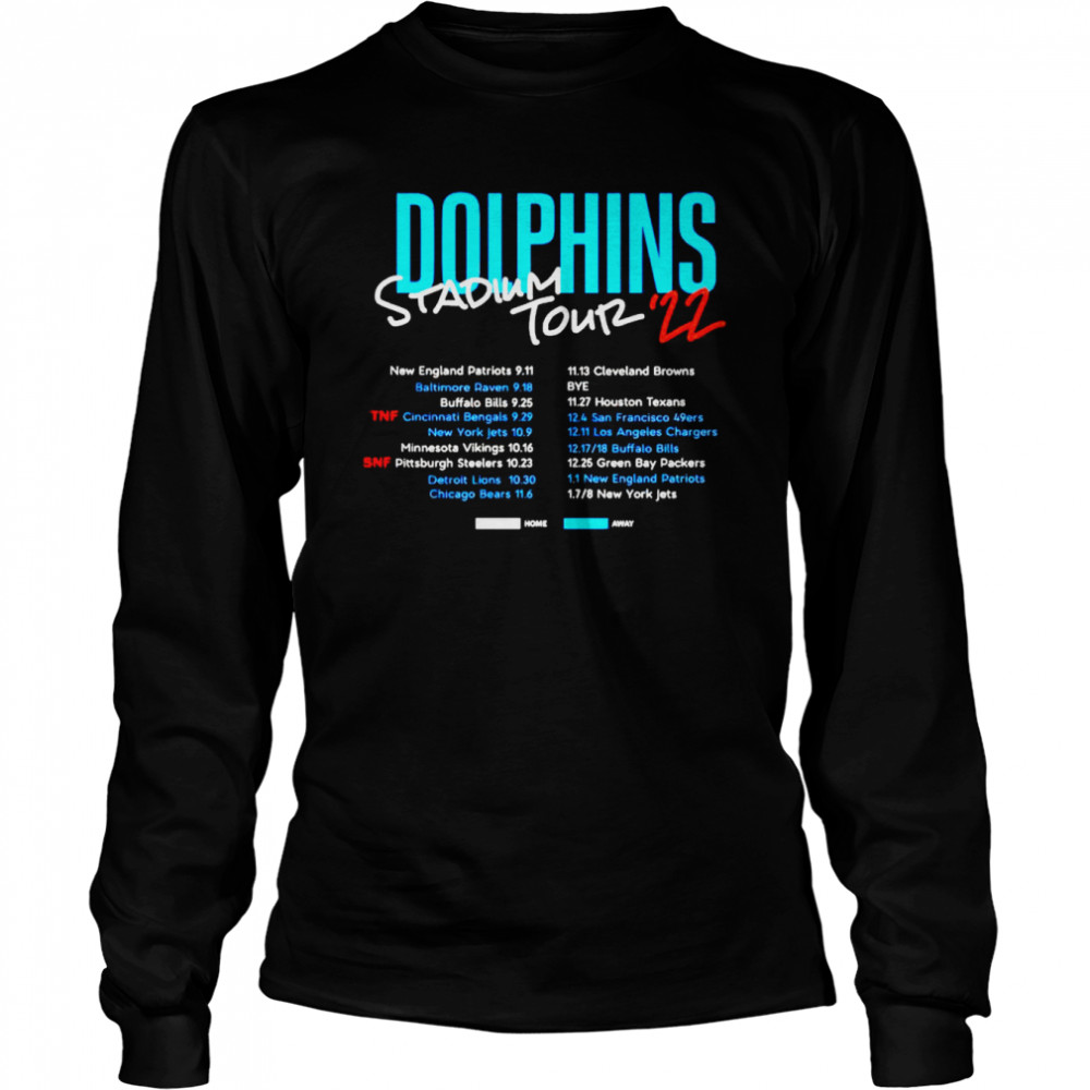 dolphins stadium tour 22 shirt Long Sleeved T-shirt