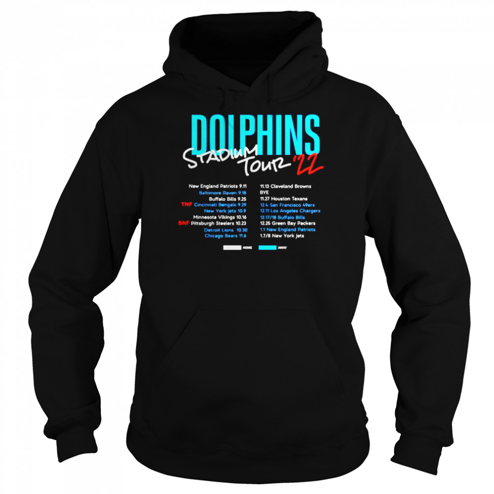 dolphins stadium tour 22 shirt Unisex Hoodie