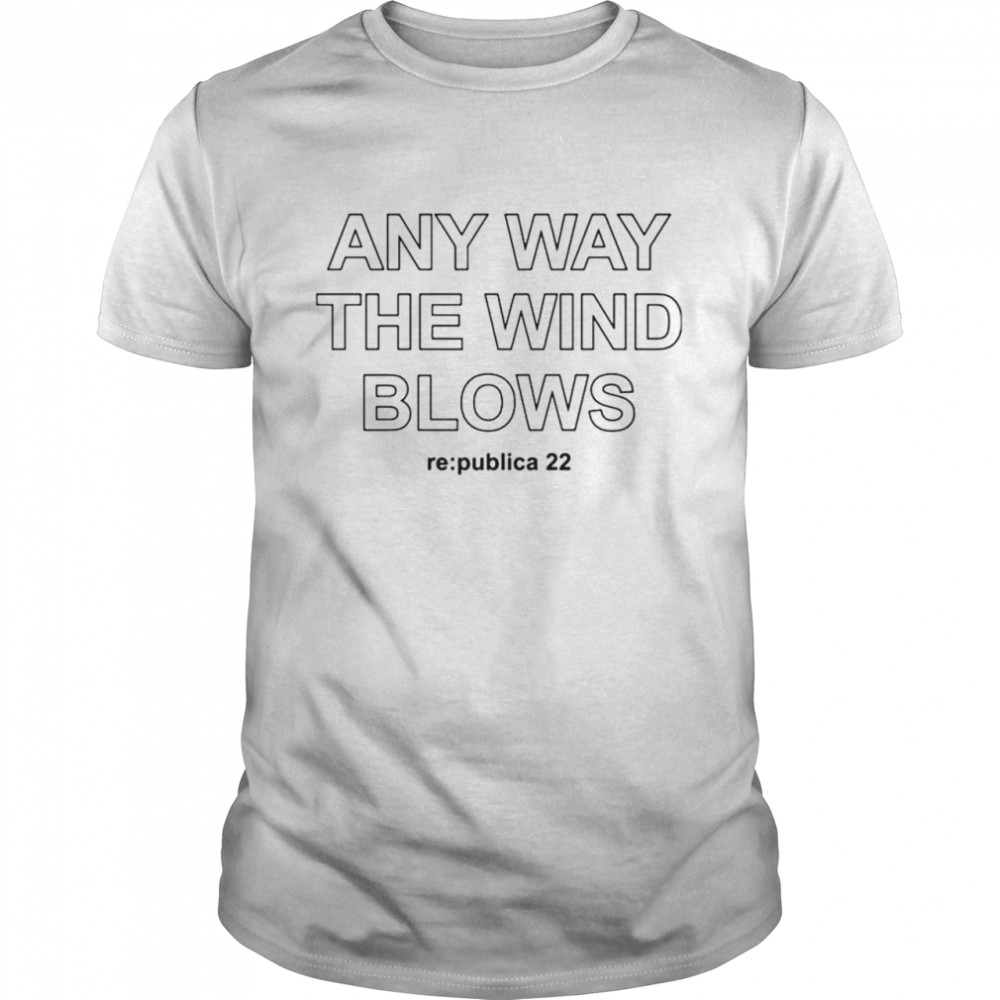 Johnny Haeusler Any Way The Wind Blows Re Publica 22 shirt
