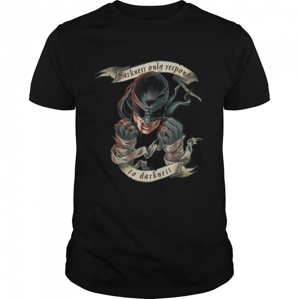 Marvel Daredevil Darkness Responds Graphic T- Classic Men's T-shirt