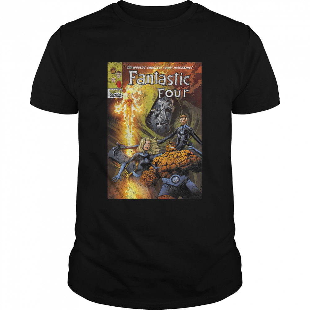 Marvel Fantastic Four Comic Cover Midtown Variant T- Classic Men's T-shirt