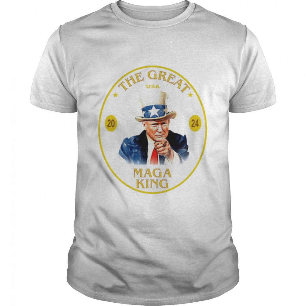 The Great Maga King Trump USA 2024 shirt Classic Men's T-shirt