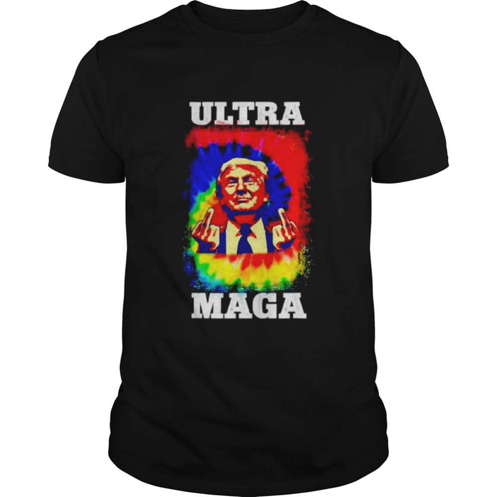 Ultra Maga Trump Bleach Tie Dye  Classic Men's T-shirt
