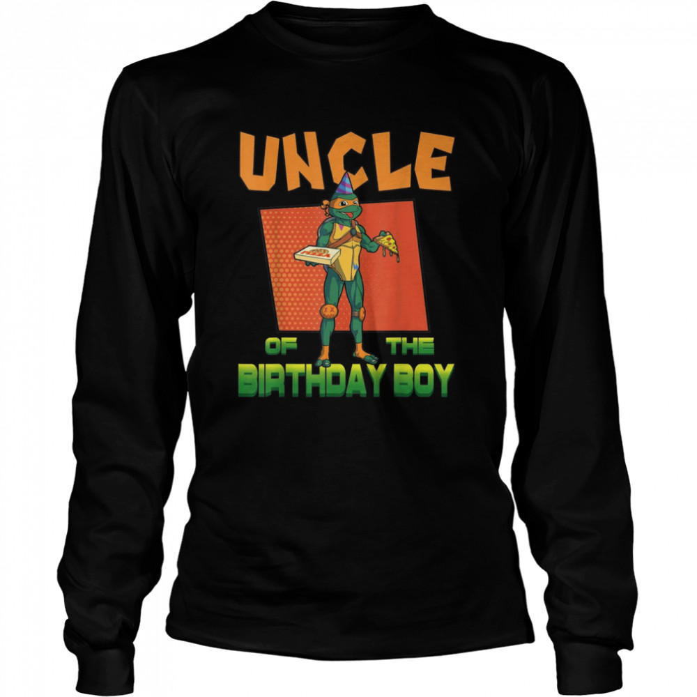 Mademark xnage Mutant Ninja Turtles Mikey Uncle of the Birthday Boy Pizza  Theme Party Shirt