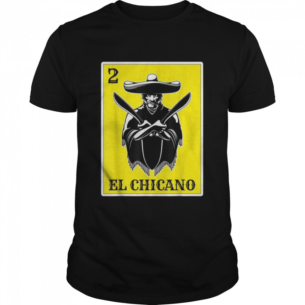Mexican Lottery Chingon Cholo El Chicano  Classic Men's T-shirt