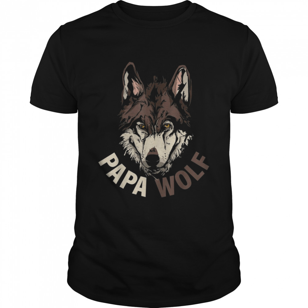 Papa Wolf  Classic Men's T-shirt