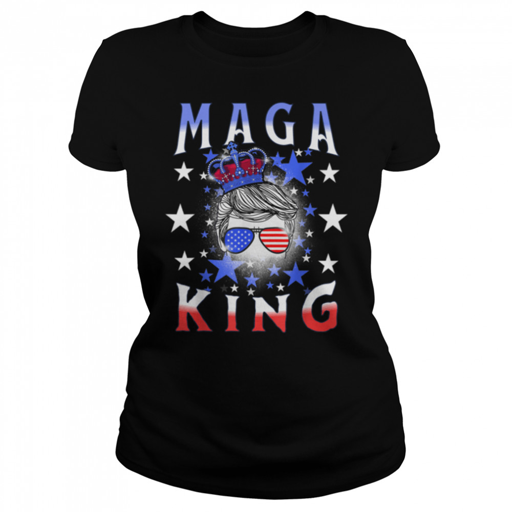 Anti Joe Biden Ultra Maga The Return Of The Great Maga King T- B0B1F4DL8R Classic Women's T-shirt