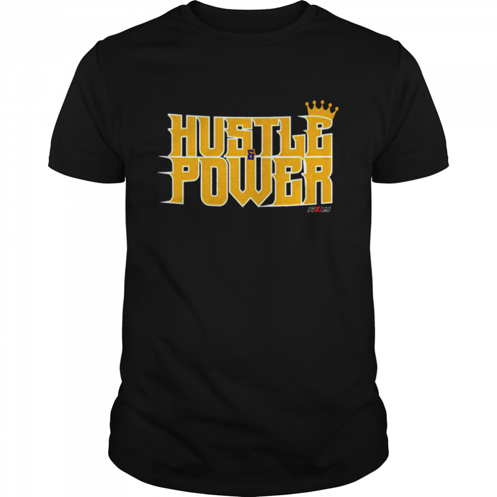Hustle and Power logo shirt