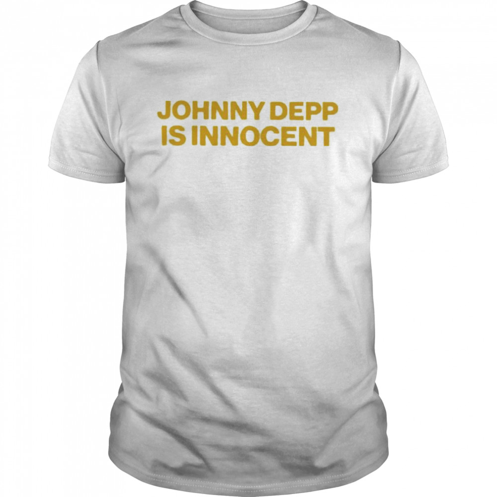 johnny Depp is innocent shirt Classic Men's T-shirt