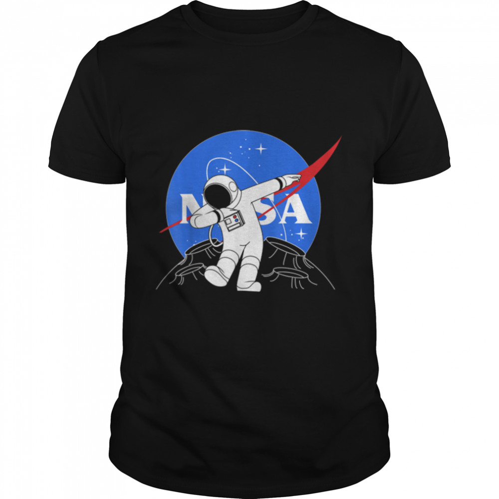 NASA Astronaut Dab On The Moon T-Shirt B07G3K7R9V