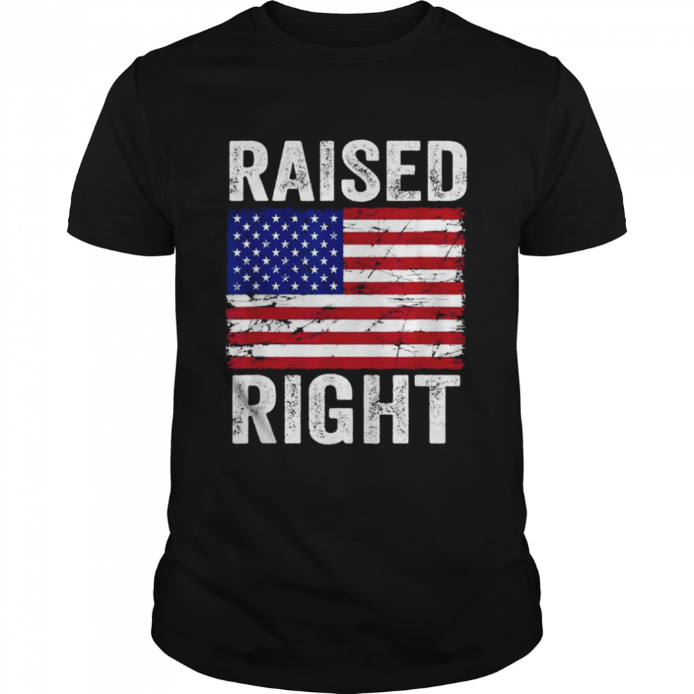 Raised Right USA Flag Apparel Shirt
