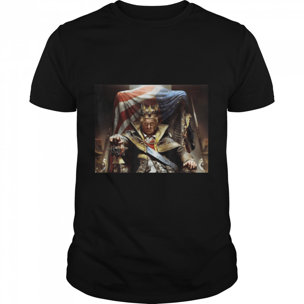 The Great Maga King Funny Trump Ultra Maga King T-Shirt B0B1F3NXQF