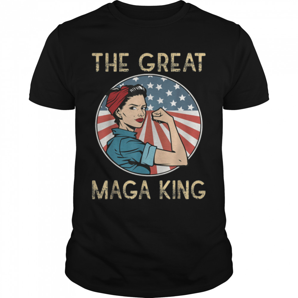 Ultra Maga Funny Great MAGA King Pro Trump T- B0B1F497SD Classic Men's T-shirt