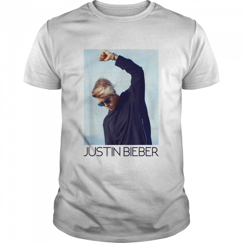 Justin Bieber Official Blue Shades Fist T- Classic Men's T-shirt