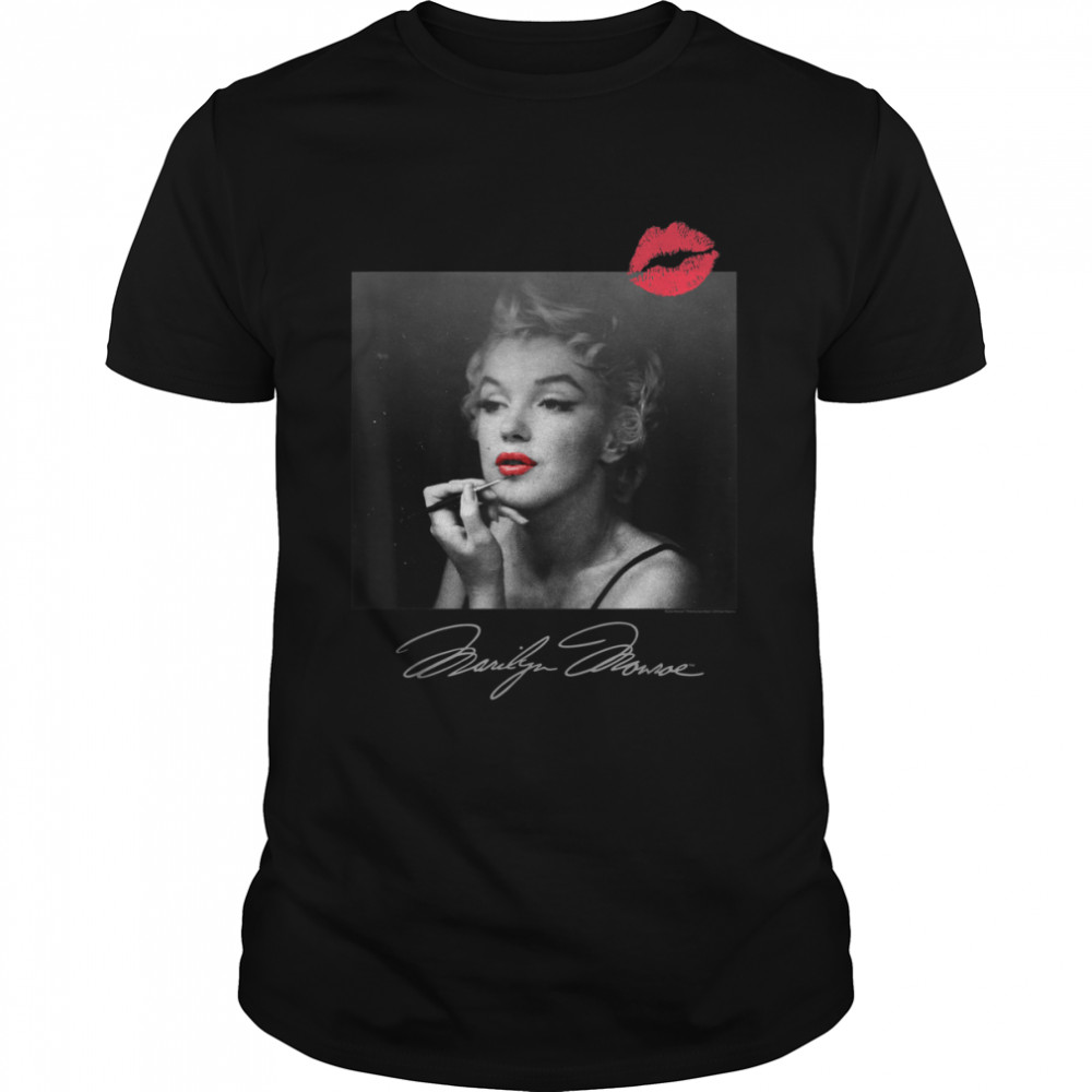 Marilyn Monroe Makeup Room Kiss T-Shirt