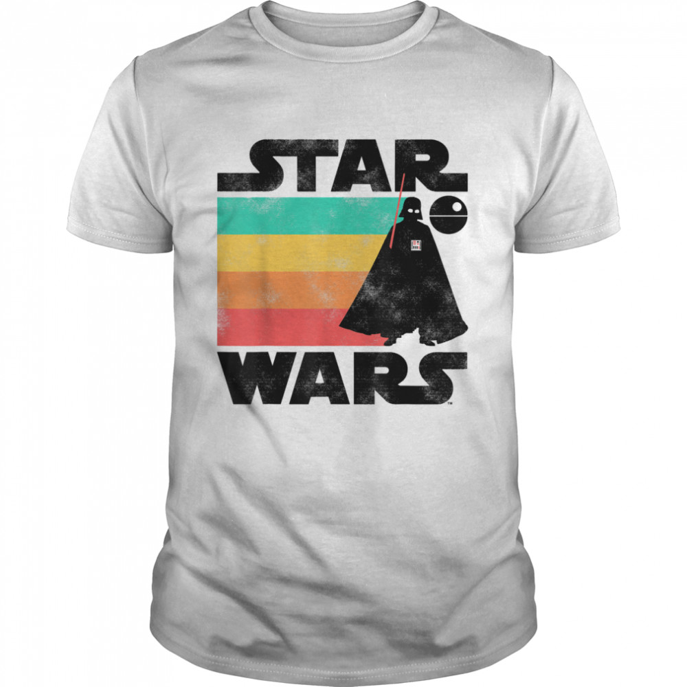 Star Wars Darth Vader Retro Stripes Baby Death Star T- Classic Men's T-shirt