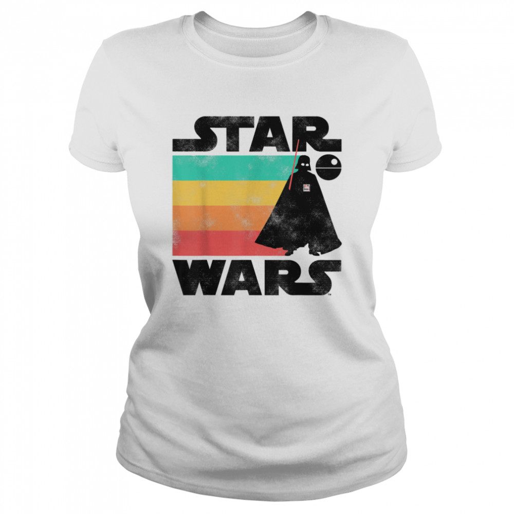 Implementeren Geschikt Ontwapening Star Wars Darth Vader Retro Stripes Baby Death Star T-Shirt - Trend T Shirt  Store Online