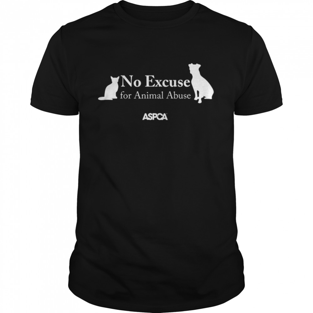 ASPCA No Excuse for Animal Abuse SilhouetteShirt Shirt