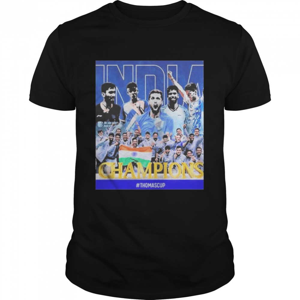India Champions Thomas Cup 2022 Shirt