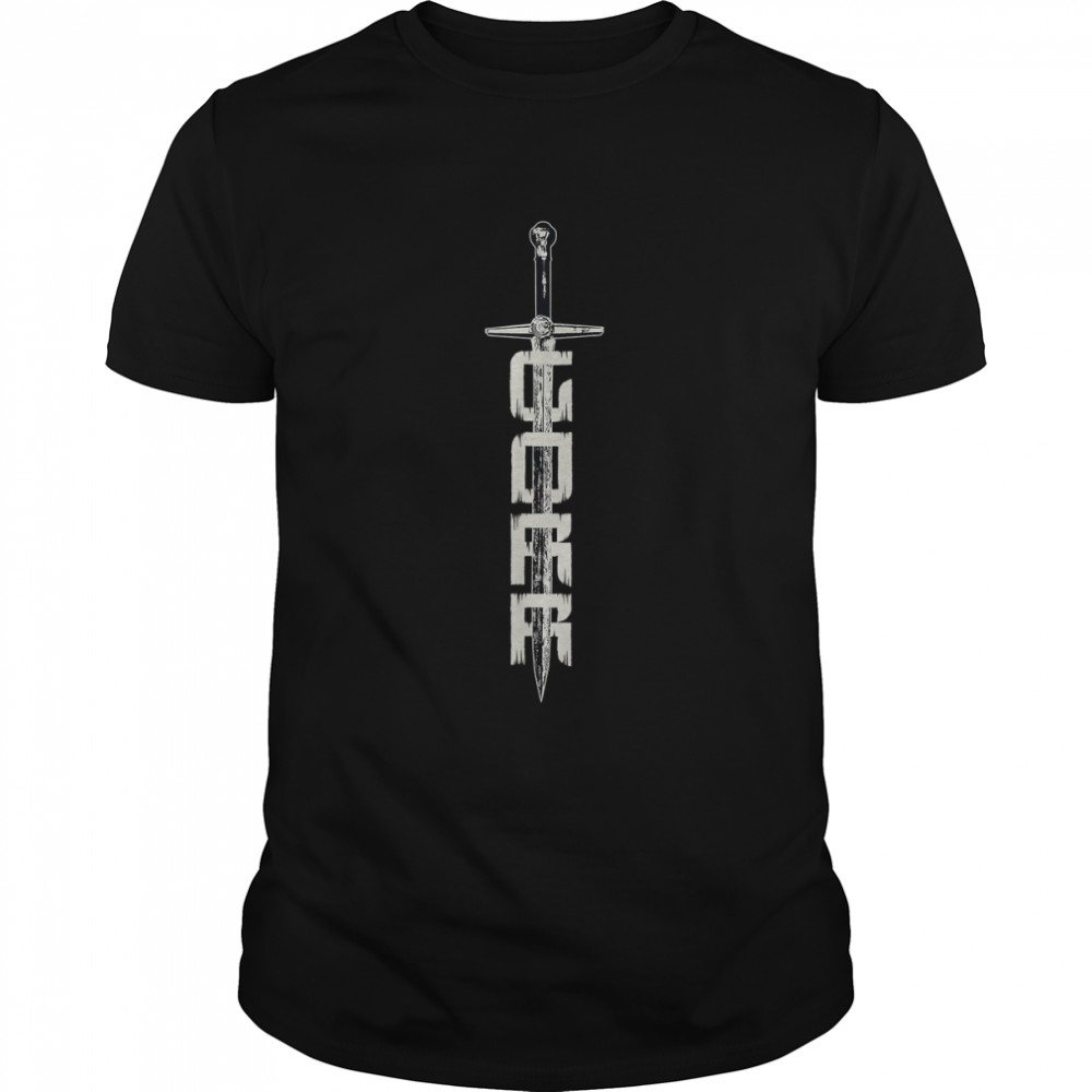 Love and Thunder Gorr Vertical Sword Logo T-Shirt
