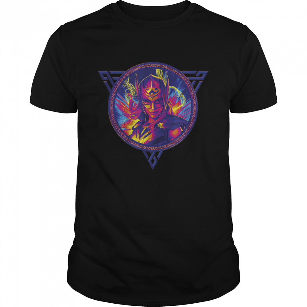 Love and Thunder Jane Foster Explosion Portrait T-Shirt