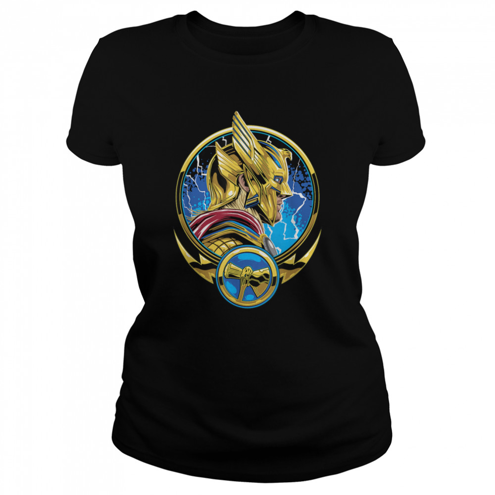 Love and Thunder Thor Circle Stormbreaker Badge T- Classic Women's T-shirt