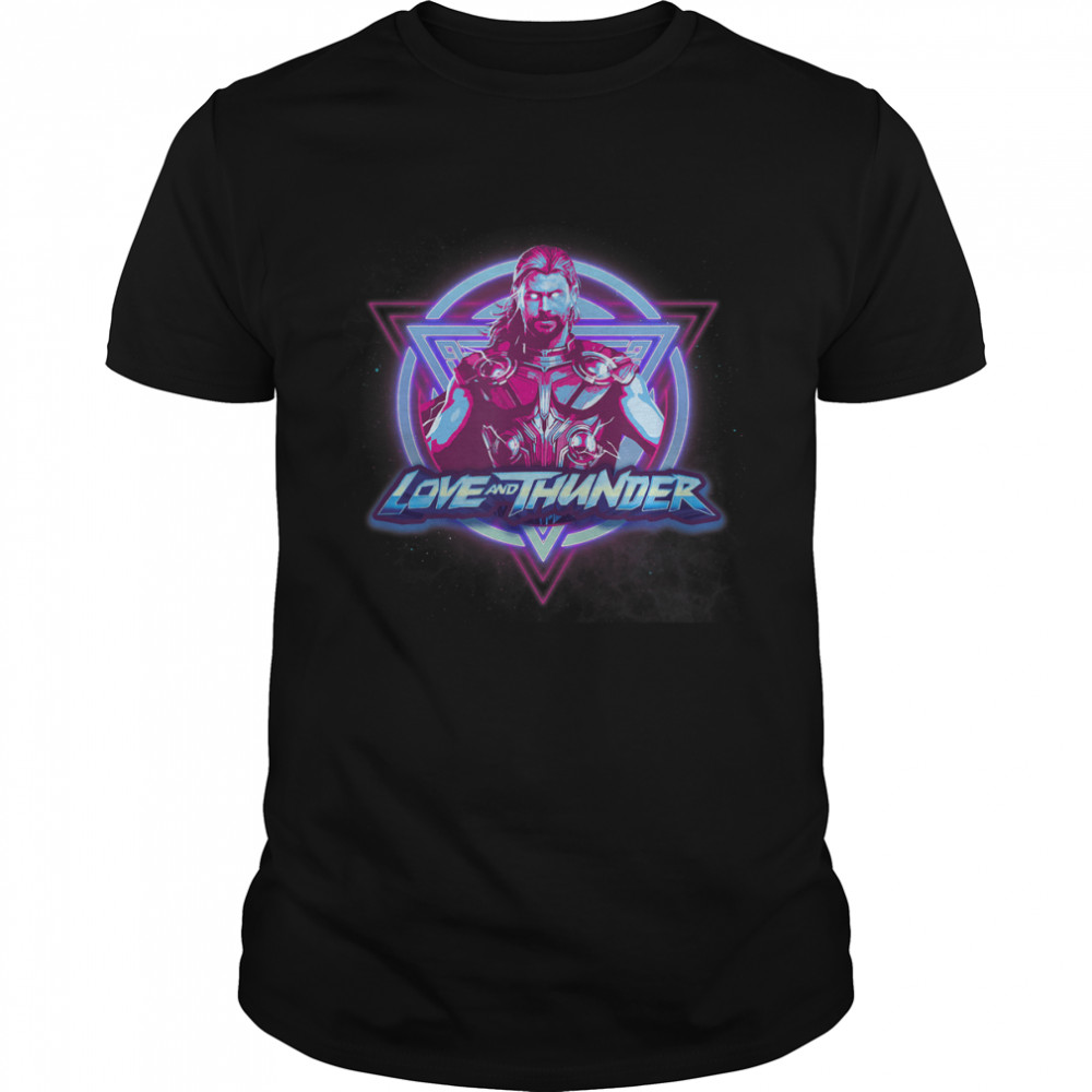 Love and Thunder Thor Cosmic Badge T- Classic Men's T-shirt