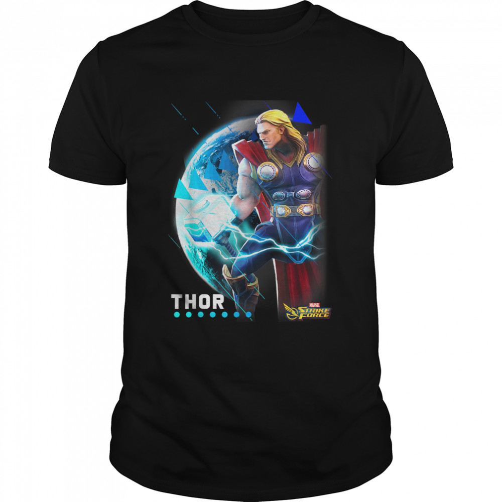 Marvel Strike Force Mighty Thor’s Thunder Graphic T-Shirt