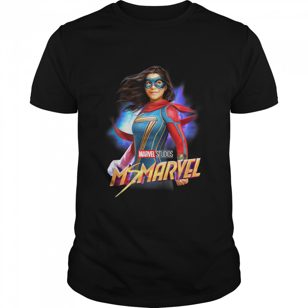 Ms. Marvel Bright Hero Poster T- Classic Men's T-shirt